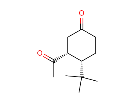 cis-3-Acetyl-4-tert.-butyl-cyclohexanon-<sup>(1)</sup>