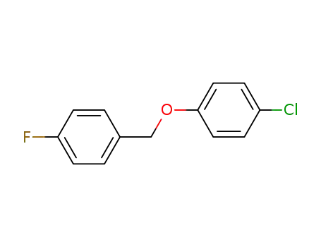 Molecular Structure of 332-04-7 (4-(4-FLUOROBENZYLOXY)CHLOROBENZENE)