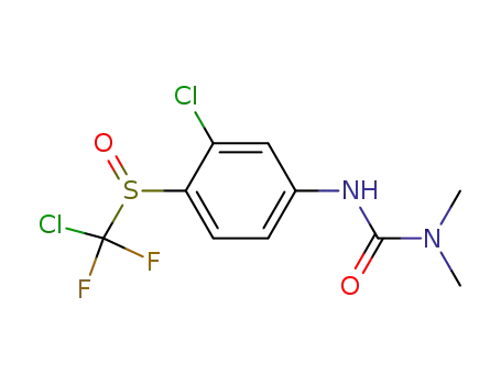 Molecular Structure of 40751-03-9 (Urea, N'-[3-chloro-4-[(chlorodifluoromethyl)sulfinyl]phenyl]-N,N-dimethyl-)