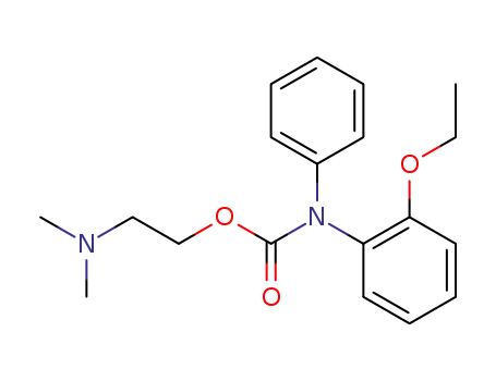 Molecular Structure of 109806-63-5 ((o-Ethoxyphenyl)phenylcarbamic acid 2-(dimethylamino)ethyl ester)
