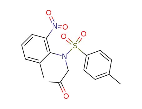 Benzenesulfonamide,
4-methyl-N-(2-methyl-6-nitrophenyl)-N-(2-oxopropyl)-