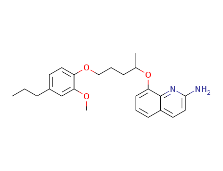 2-Quinolinamine, 8-[4-(2-methoxy-4-propylphenoxy)-1-methylbutoxy]-