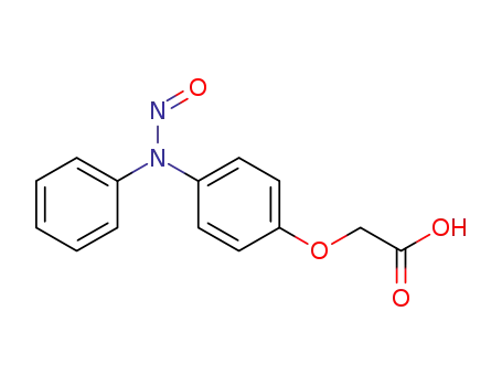 Molecular Structure of 632381-02-3 (Acetic acid, [4-(nitrosophenylamino)phenoxy]-)