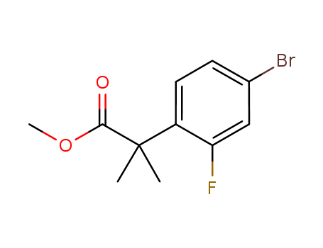 methyl 2-(4-bromo-2-fluorophenyl)-2-methylpropanoate