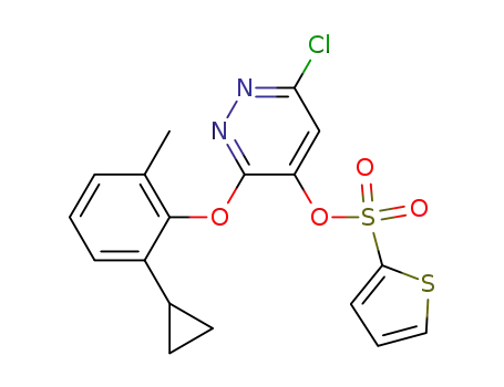 2-Thiophenesulfonic acid,
6-chloro-3-(2-cyclopropyl-6-methylphenoxy)-4-pyridazinyl ester