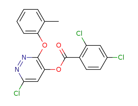 Benzoic acid, 2,4-dichloro-, 6-chloro-3-(2-methylphenoxy)-4-pyridazinyl
ester
