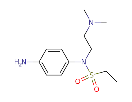 Molecular Structure of 334952-15-7 (Ethanesulfonamide, N-(4-aminophenyl)-N-[2-(dimethylamino)ethyl]-)