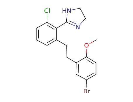 1H-Imidazole,
2-[2-[2-(5-bromo-2-methoxyphenyl)ethyl]-6-chlorophenyl]-4,5-dihydro-