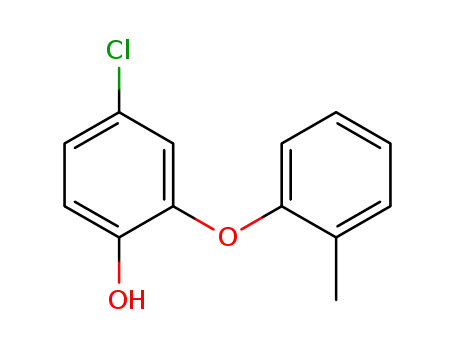 Molecular Structure of 847351-31-9 (Phenol, 4-chloro-2-(2-methylphenoxy)-)