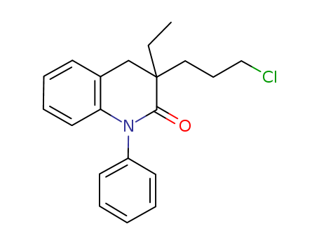 2(1H)-Quinolinone, 3-(3-chloropropyl)-3-ethyl-3,4-dihydro-1-phenyl-
