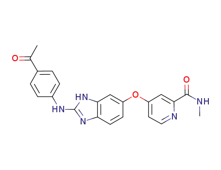 2-Pyridinecarboxamide,
4-[[2-[(4-acetylphenyl)amino]-1H-benzimidazol-5-yl]oxy]-N-methyl-