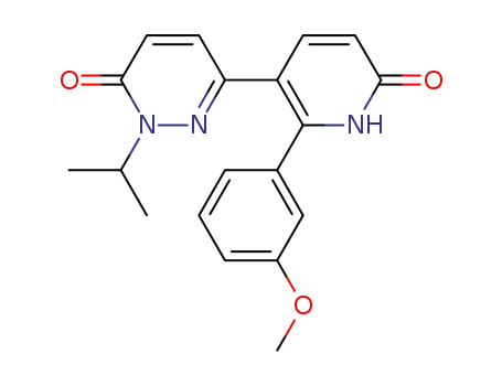3(2H)-Pyridazinone,6-[1,6-dihydro-2-(3-methoxyphenyl)-6-oxo-3-pyridinyl]-2-(1-methylethyl)-