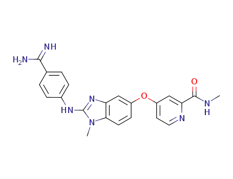 2-Pyridinecarboxamide,
4-[[2-[[4-(aminoiminomethyl)phenyl]amino]-1-methyl-1H-benzimidazol-5
-yl]oxy]-N-methyl-
