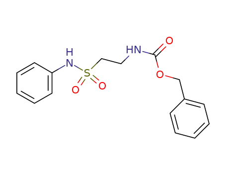 Molecular Structure of 800388-08-3 (Carbamic acid, [2-[(phenylamino)sulfonyl]ethyl]-, phenylmethyl ester)