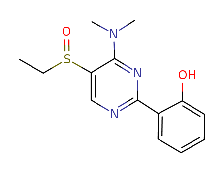 Phenol, 2-[4-(dimethylamino)-5-(ethylsulfinyl)-2-pyrimidinyl]-