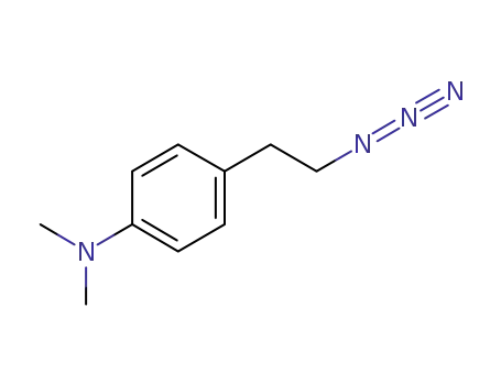 Molecular Structure of 823189-11-3 (Benzenamine, 4-(2-azidoethyl)-N,N-dimethyl-)