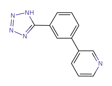 Molecular Structure of 651769-42-5 (Pyridine, 3-[3-(1H-tetrazol-5-yl)phenyl]-)