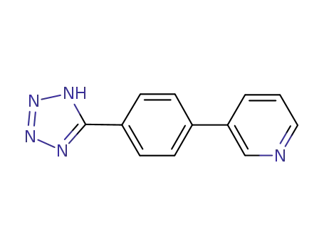 Molecular Structure of 651769-41-4 (Pyridine, 3-[4-(1H-tetrazol-5-yl)phenyl]-)