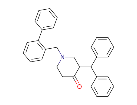 4-Piperidinone, 1-([1,1'-biphenyl]-2-ylmethyl)-3-(diphenylmethyl)-