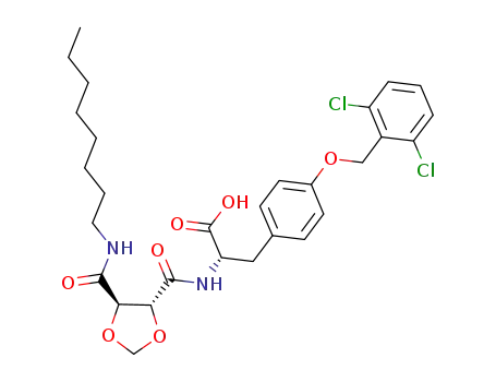 L-Tyrosine,
O-[(2,6-dichlorophenyl)methyl]-N-[[(4R,5R)-5-[(octylamino)carbonyl]-1,3
-dioxolan-4-yl]carbonyl]-