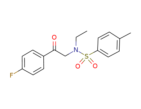 Benzenesulfonamide,  N-ethyl-N-[2-(4-fluorophenyl)-2-oxoethyl]-4-methyl-
