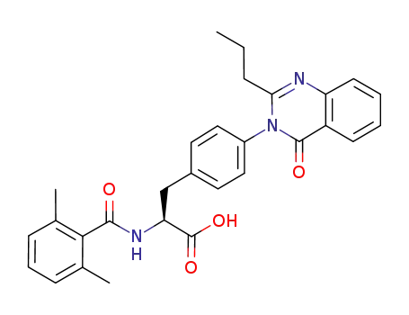 L-Phenylalanine,
N-(2,6-dimethylbenzoyl)-4-(4-oxo-2-propyl-3(4H)-quinazolinyl)-