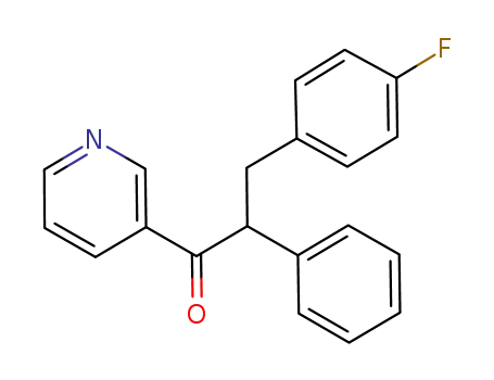 1-Propanone, 3-(4-fluorophenyl)-2-phenyl-1-(3-pyridinyl)-