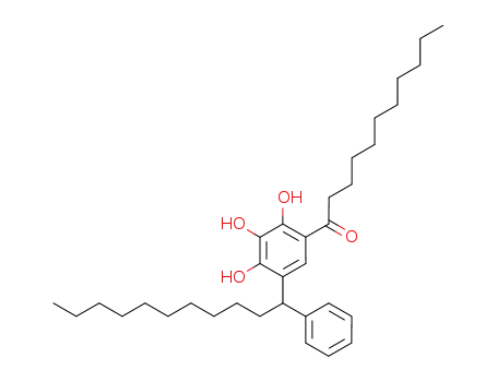 1-Undecanone, 1-[2,3,4-trihydroxy-5-(1-phenylundecyl)phenyl]-