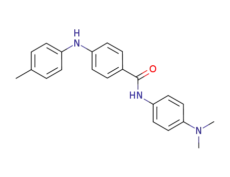 Molecular Structure of 600171-21-9 (Benzamide, N-[4-(dimethylamino)phenyl]-4-[(4-methylphenyl)amino]-)