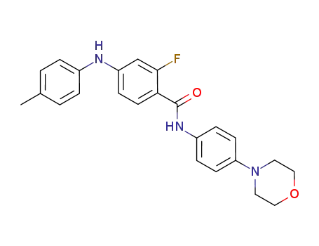 Benzamide,
2-fluoro-4-[(4-methylphenyl)amino]-N-[4-(4-morpholinyl)phenyl]-