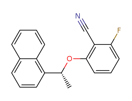 Benzonitrile, 2-fluoro-6-[(1R)-1-(1-naphthalenyl)ethoxy]-