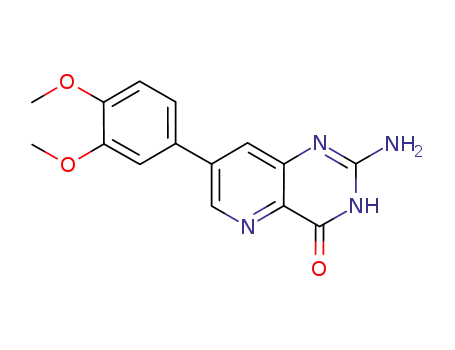 Pyrido[3,2-d]pyrimidin-4(1H)-one, 2-amino-7-(3,4-dimethoxyphenyl)-