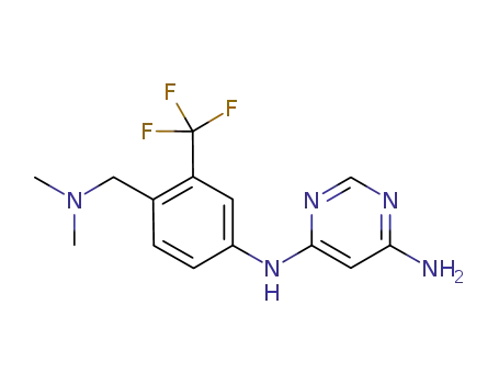 4,6-Pyrimidinediamine,
N-[4-[(dimethylamino)methyl]-3-(trifluoromethyl)phenyl]-