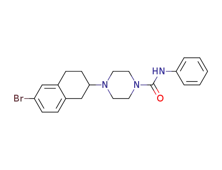 1-Piperazinecarboxamide,
4-(6-bromo-1,2,3,4-tetrahydro-2-naphthalenyl)-N-phenyl-