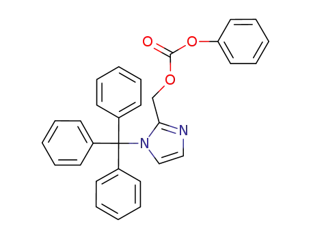Molecular Structure of 666860-84-0 (Carbonic acid, phenyl [1-(triphenylmethyl)-1H-imidazol-2-yl]methyl ester)