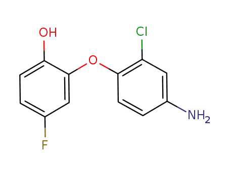 Molecular Structure of 847148-98-5 (Phenol, 2-(4-amino-2-chlorophenoxy)-4-fluoro-)