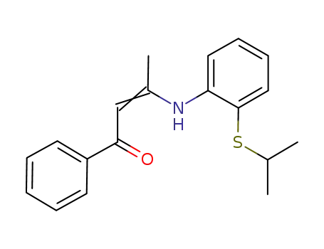 2-Buten-1-one, 3-[[2-[(1-methylethyl)thio]phenyl]amino]-1-phenyl-