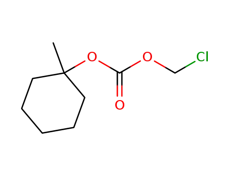 Molecular Structure of 192630-21-0 (Carbonic acid, chloromethyl 1-methylcyclohexyl ester)