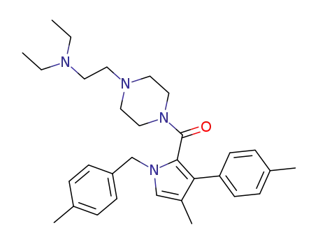 [4-(2-diethylamino-ethyl)-piperazin-1-yl]-[4-methyl-1-(4-methylbenzyl)-3-p-tolyl-1H-pyrrol-2-yl]-methanone
