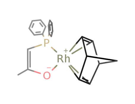 Rh((C<sub>6</sub>H<sub>5</sub>)2PCHC(O)CH<sub>3</sub>)(C<sub>7</sub>H<sub>8</sub>)