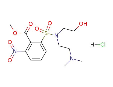 Methyl 2-[N-(2-Dimethylaminoethyl)-N-(2-hydroxyethyl)aminosulfonyl]-6-nitrobenzoate Hydrochloride