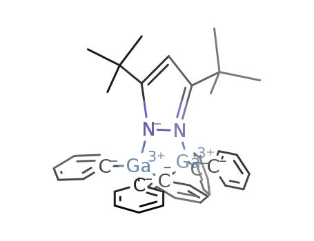 (C6H5)2Ga(μ-η1:η1-3,5-di-tert-butylpyrazolato)(μ-C6H5)Ga(C6H5)2