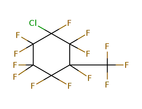 Molecular Structure of 558-73-6 (1-chloro-decafluoro-3-trifluoromethyl-cyclohexane)