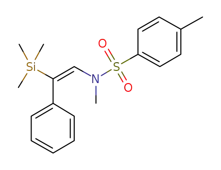 N-methyl-N-[(E)-2-phenyl-2-(trimethylsilyl)ethenyl]-p-toluenesulfonamide