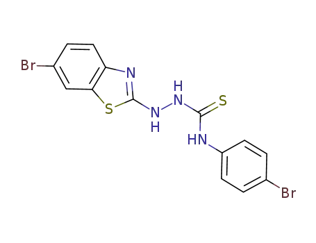 C<sub>14</sub>H<sub>10</sub>Br<sub>2</sub>N<sub>4</sub>S<sub>2</sub>