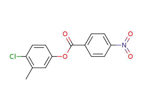 Molecular Structure of 78079-59-1 (4-nitrobenzoic acid 4-chloro-3-methylphenyl ester)