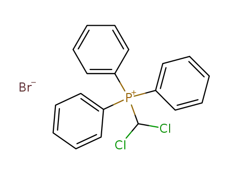 Molecular Structure of 1826-86-4 (Dichlormethyl-triphenyl-phosphonium-bromid)