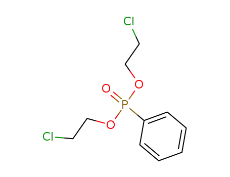 Molecular Structure of 13547-39-2 (Phosphonic acid, phenyl-, bis(2-chloroethyl) ester)