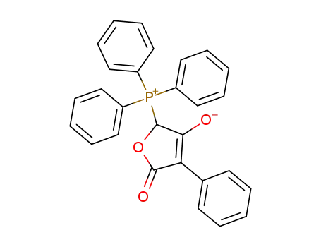 Molecular Structure of 100074-79-1 (2,5-dihydro-2-oxo-3-phenyl-5-triphenylphosphoniumfuran-4-olate)