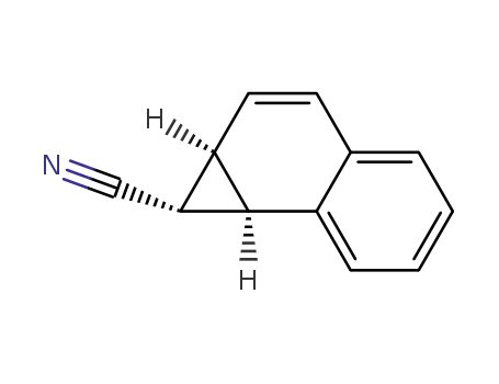 Molecular Structure of 97550-35-1 ((+)-(1R)-1-exo-Cyano-1a,7b-dihydro-1H-cyclopropa<a>naphthalene)